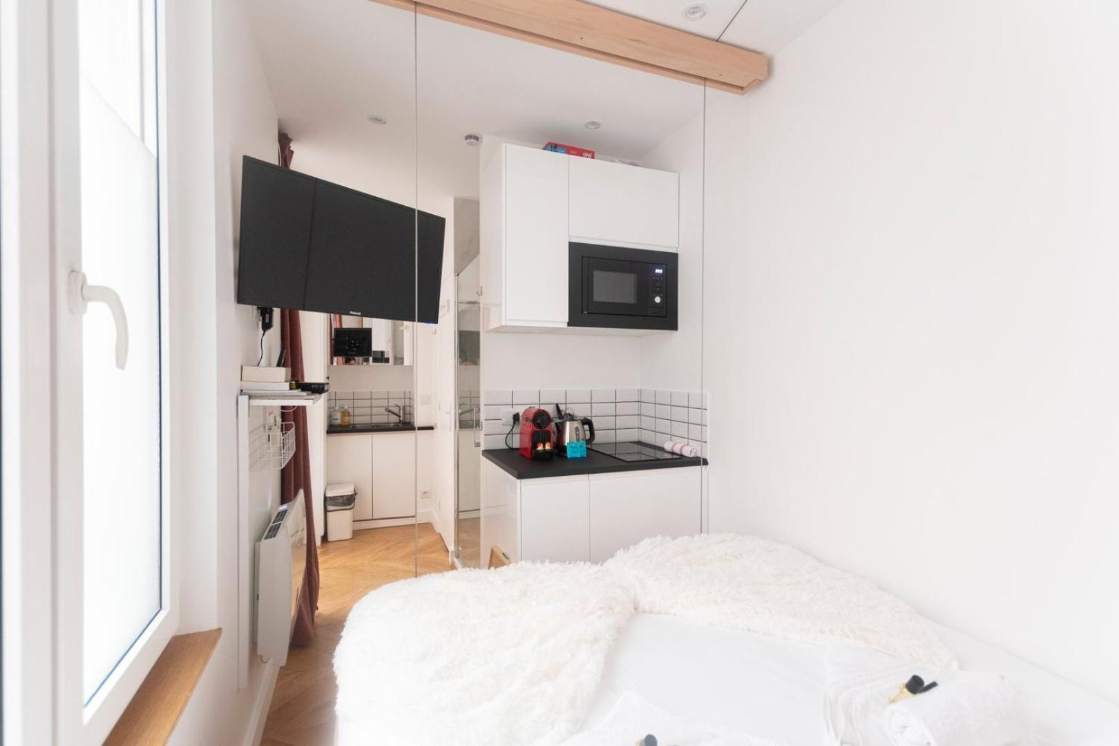 Super Central Mini Studio - 2 Pax, Murphy Bed Paris Ngoại thất bức ảnh